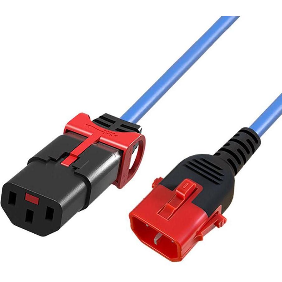 MicroConnect, Prolunga, Powercord C13 IEC Lock+ - C14 (1.50 m, CEE 7/4)