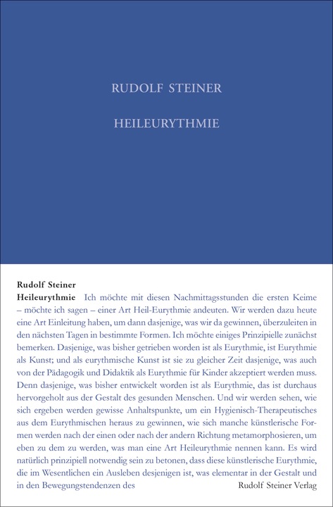 Produktbild Heileurythmie (Deutsch, Rudolf Steiner, 2021)