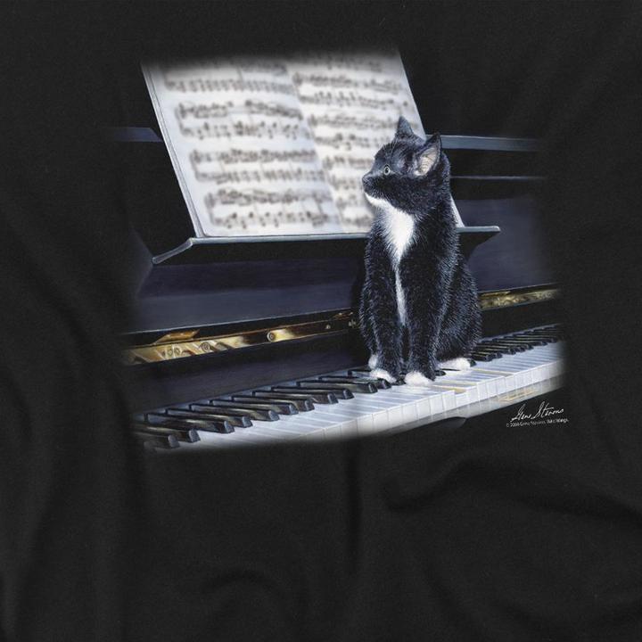 Produktbild Wildlife Kitten On The Keys TShirt (M)