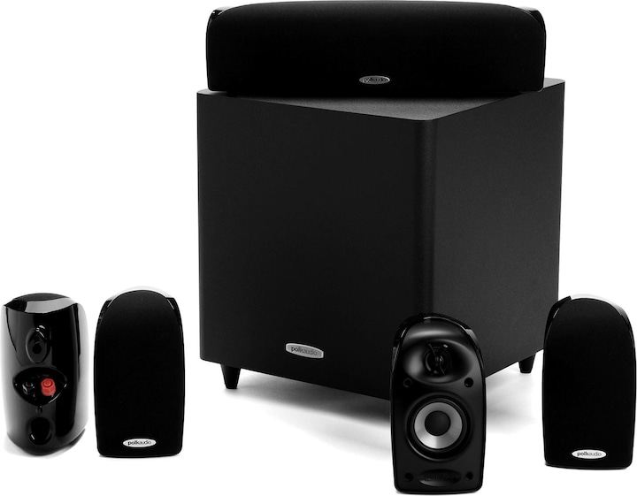 Actual product image Polk TL1600 Speaker Set 5.1 Channels 50 W Black (Set, 50 W)