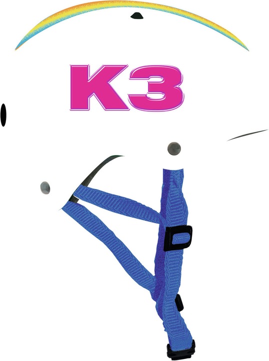 Actual product image K3 skate helmet (13.98")