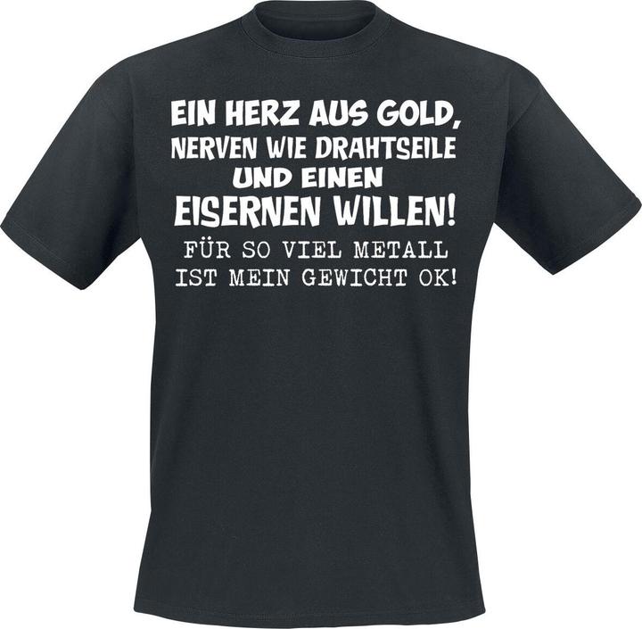 Produktbild Gaming-Sprüche Ein Herz aus Gold (L)