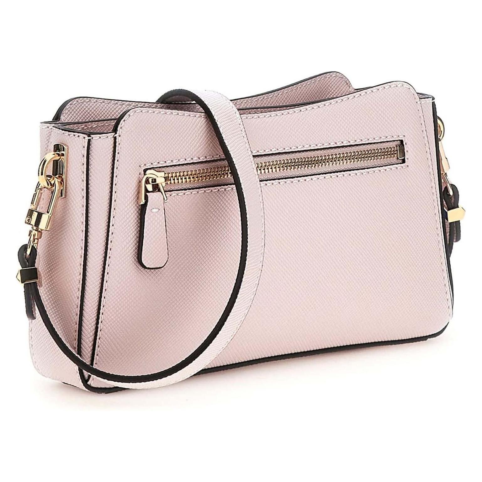 Guess, Damen, Handtasche, Rosalba Crossbody Top Zip, Rosa