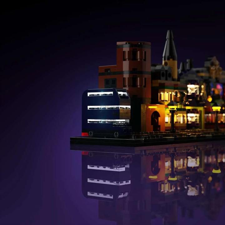 Actual product image Light my bricks LMB 2.0 LEGO® 76444# Harry Potter Diagon Alley Wizarding Shops Light Kit