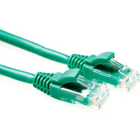 ACT Green 10 meter U/UTP CAT6 patch cable component level with RJ45 connectors (U/UTP, CAT6, 10 m), Netzwerkkabel