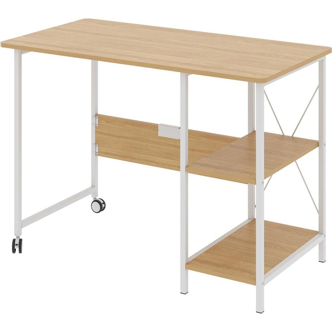 Maclean, Schreibtisch, Loft Klappschreibtisch Masse: 107x45x75cm max - 150 kg mit Platte Buche hell MC-411 W (107 x 45 x...