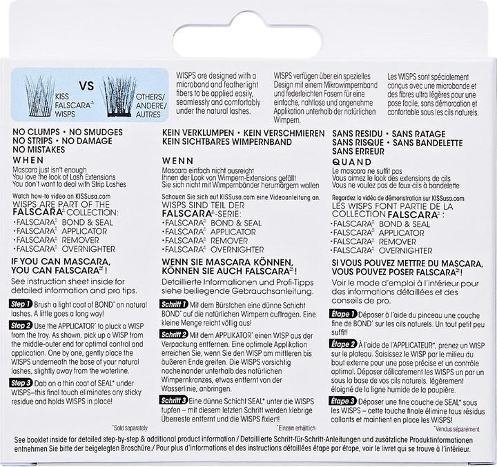 Actual product image KISS Lashes - Falscara Eyelash - Wisp Multi 01 (Artificial eyelashes)
