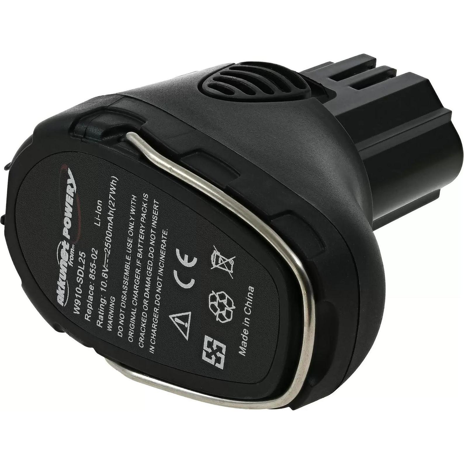 Thumbnail - AccuCell, Werkzeugakku + Ladegerät, Akku passend für Multifunktionswerkzeug Dremel 8000-01, 8001-01, Typ 757-01 10,8 Vol...