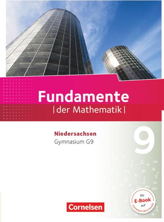 Produktbild Fundamente der Mathematik 9. Schuljahr. Schülerbuch. NI (Deutsch, Andreas Pallack, 2016)