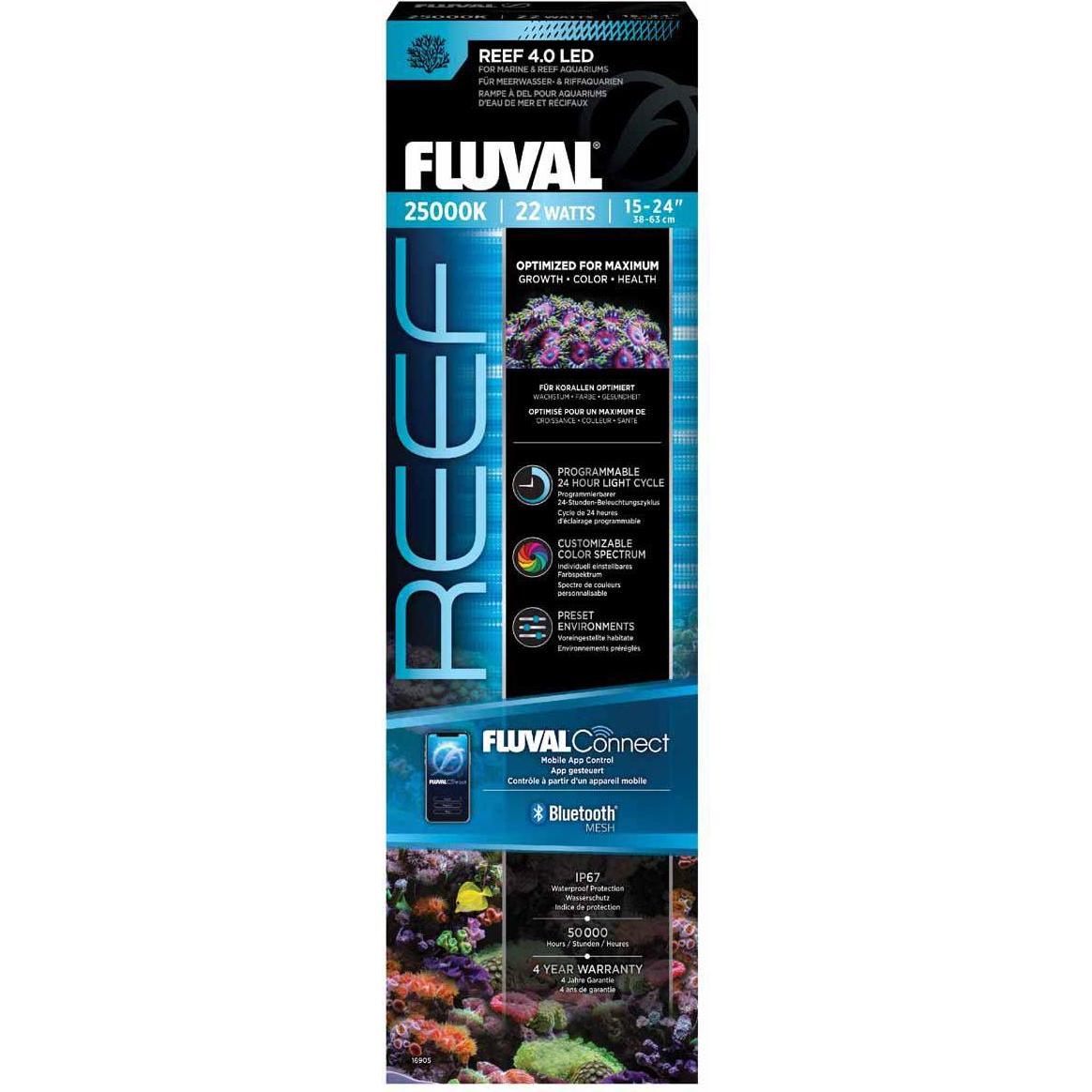 Comparer les prix de Light4Me Fluval - Reef LED 4.0 - 22W - 38.4-63 cm (LED, 22 W), Éclairage pour aquarium
