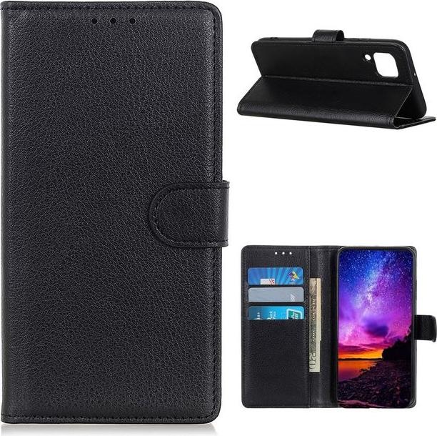 Produktbild MU Classic Litchi Leder Bookcover Series (Samsung Galaxy A12)