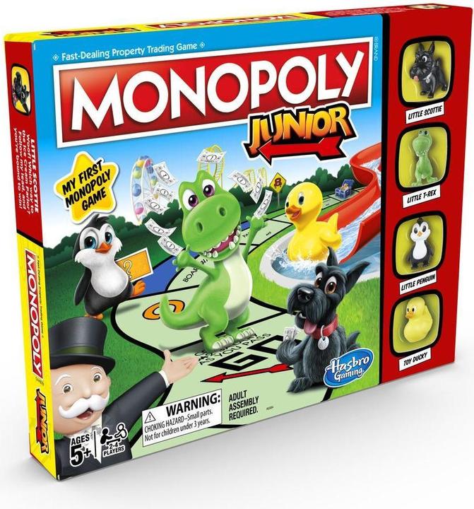 Image du produit Hasbro Monopoly Junior jeu de société simulation économique (Danois, Norvégien)