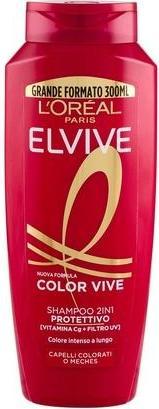Actual product image L'Oréal Paris Elvive Elvive Shampoo 300ml Color Vive 2in1 (300 ml, Liquid shampoo)