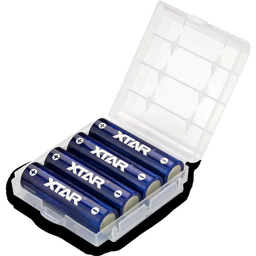 Thumbnail - Xtar Wiederaufladbare Batterien mit Schutz (4 Stk., AA, 2500 mAh), Batterien + Akkus