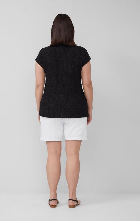 Image du produit S.Oliver T-Shirt Strukturiertes T-Shirt aus Baumwollmix im Relaxed Fit (48)