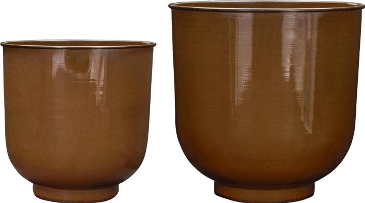 House Doctor Planter, HDCove, Brown (42 x 49 cm)