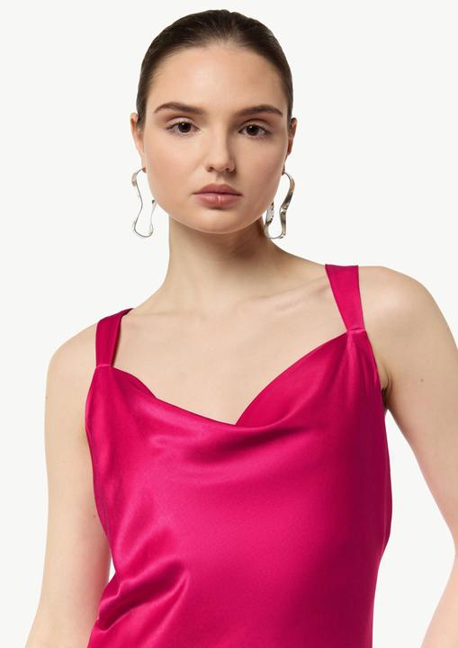 Image du produit Comma Kleid Satinkleid mit Wasserfall-Ausschnitt (46)
