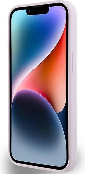 Actual product image DKNY DKHMP14SSMCHLP iPhone 14 / 15 / 13 6.1" różowy/pink hardcase Liquid Silicone Small Metal Logo M (Apple iPhone 13, Apple iPhone 14, Apple iPhone 15)