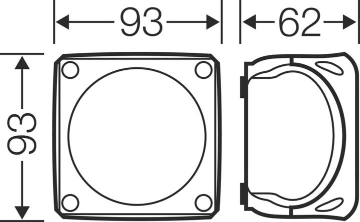 Immagine prodotto Hensel Scatola di giunzione (L x A) 93 mm x