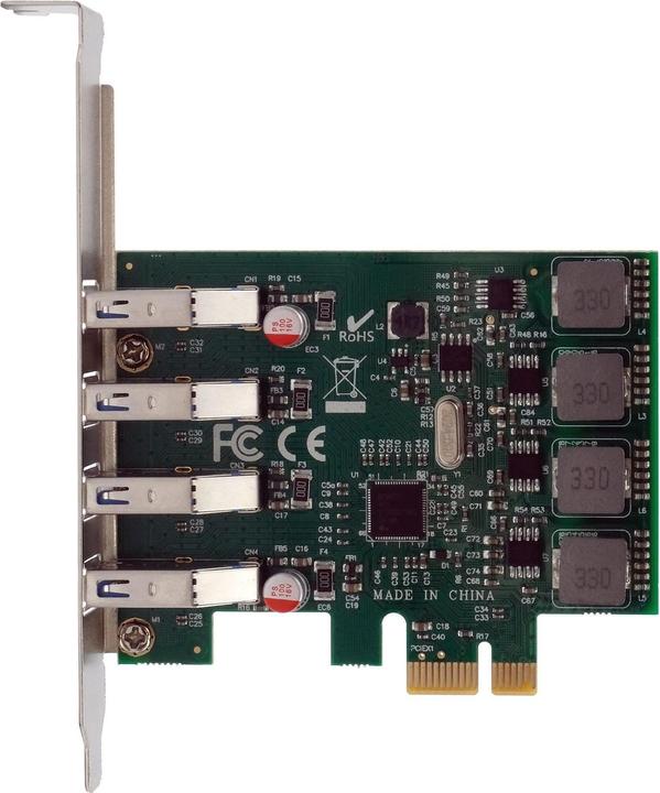 Produktbild Exsys PCI-E Karte 4x USB 3.2 Gen 1