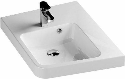 Actual product image Ravak Rain washbasin BeHappy II, angled 50 cm R with overflow (500 mm)