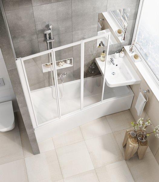 Actual product image Ravak Rain washbasin BeHappy II, angled 50 cm R with overflow (500 mm)
