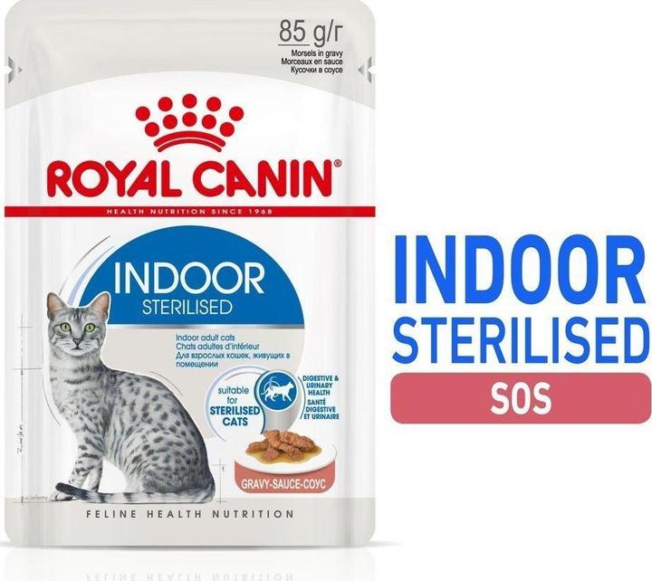 Actual product image Royal Canin Indoor Sterilised (Senior, 12 pcs., 1020 g)