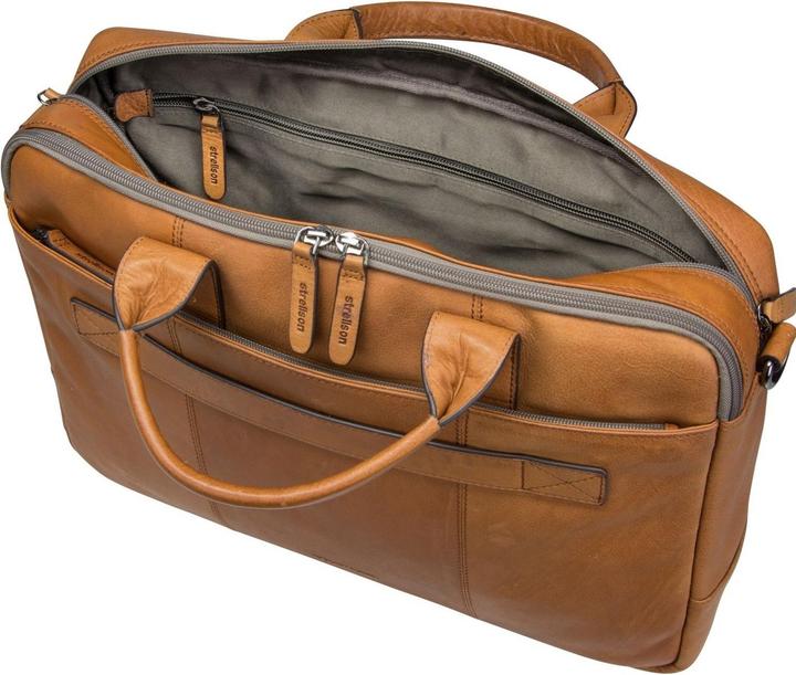 Immagine prodotto Strellson Cartella Hyde Park in pelle con scomparto per laptop da 39 cm