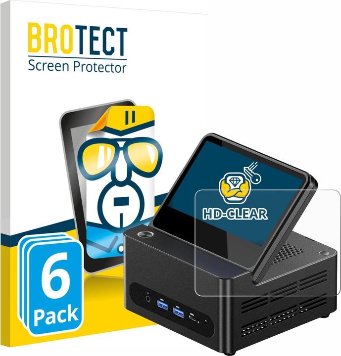 Produktbild BROTECT Schutzfolie für AOOSTAR ‎G-FLIP H255 Displayschutz Displayschutzfolie Folie Klar Transparent