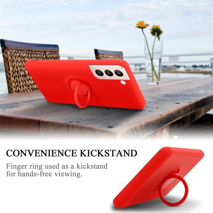 Actual product image Cadorabo TPU Liquid Ring Silicone Case Cover (Samsung Galaxy S21 5G)