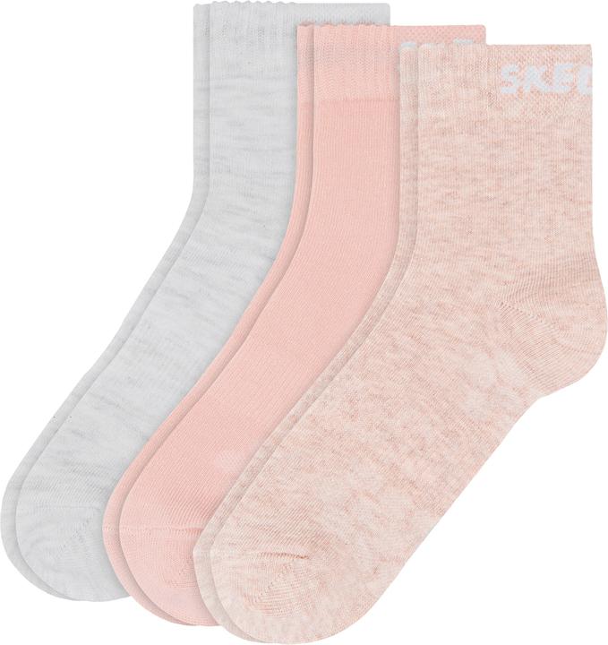 Skechers Girls Mesh Ventilation Socken 3p (3er Pack, 27, 30)