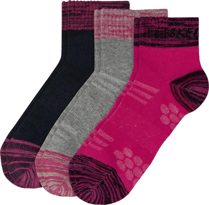 Produktbild Skechers Girls Mesh Ventilation Quarter 3p (3er Pack, 35, 38)