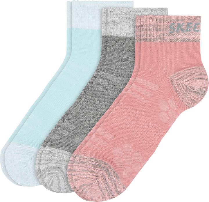 Produktbild Skechers Girls Mesh Ventilation Quarter 3p (3er Pack, 31, 34)