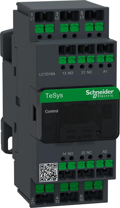 Actual product image Schneider Electric Schütz 3P 18A Ac3
