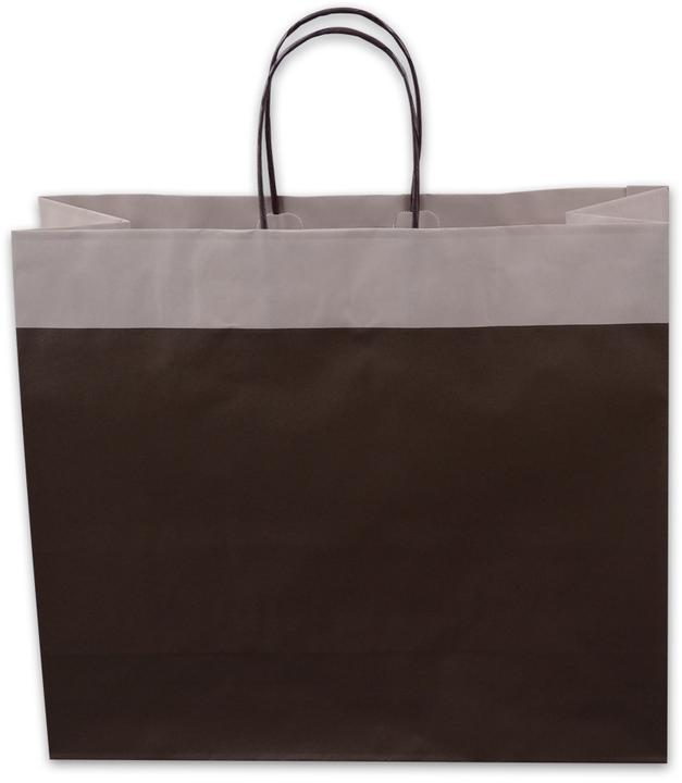 Actual product image Elco Carrier bag brown/silver 350x130x310mm (Gift bag, 25 x)