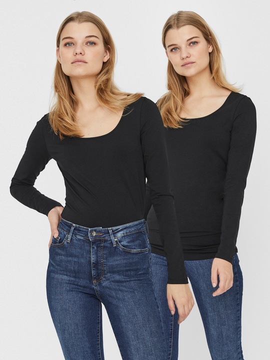 Immagine prodotto Vero Moda Camicetta a maniche lunghe 2-Pack (XS)