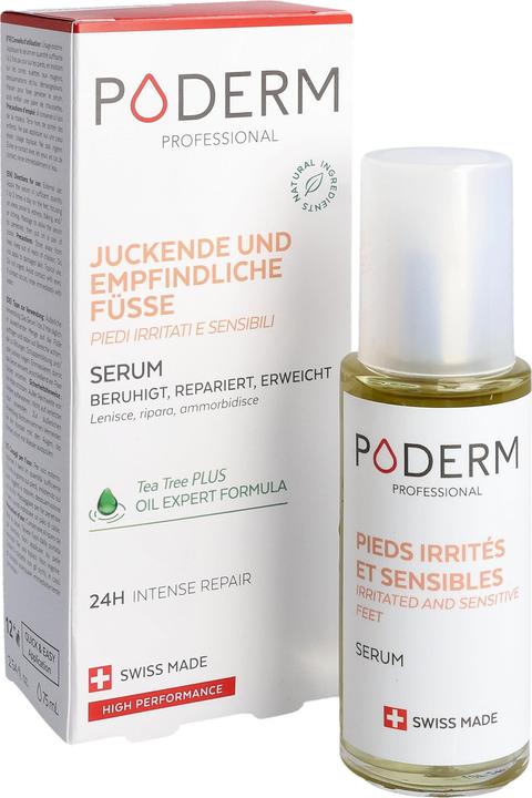 Image du produit Poderm Sérum démangeaisons et pieds sensibles (Crème et gel pour les pieds, 75 ml)