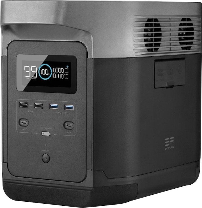 EcoFlow Delta (1260 Wh, 14 kg)