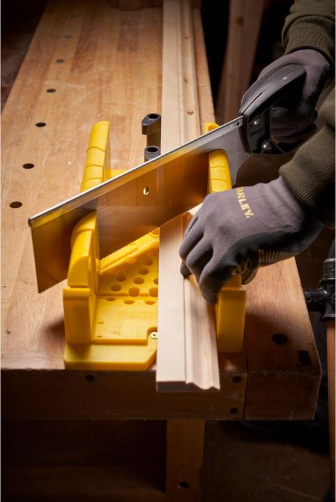 Actual product image Stanley Mitre box with saw