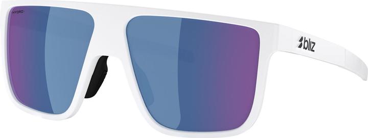 Grey w Blue Mirror, Matte White