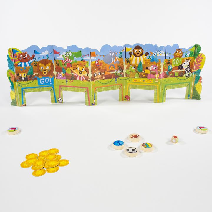 Actual product image Goula Jungle race, d/f/i from 3 years, 2-4 players, 2 games in 1 (French, German, Italian, 2 - 4 Players)