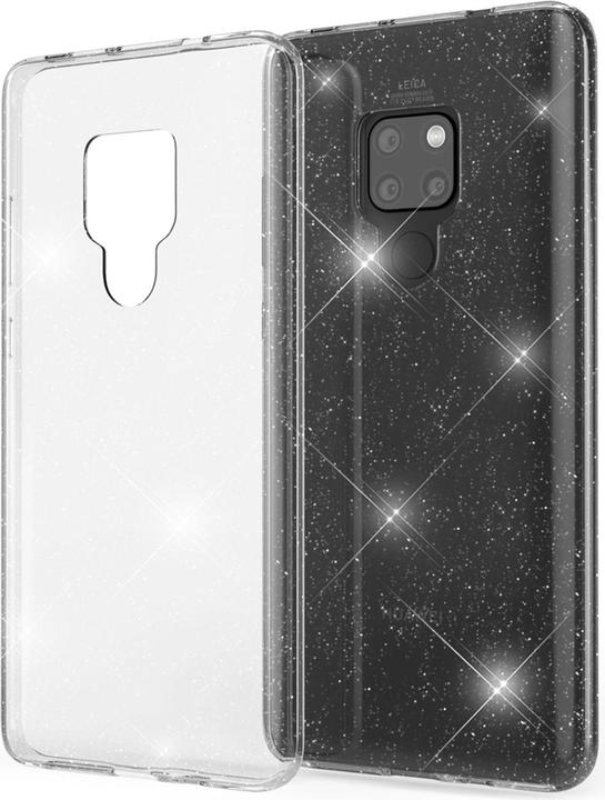 Actual product image Nalia Clear glitter silicone cover (Mate 20)