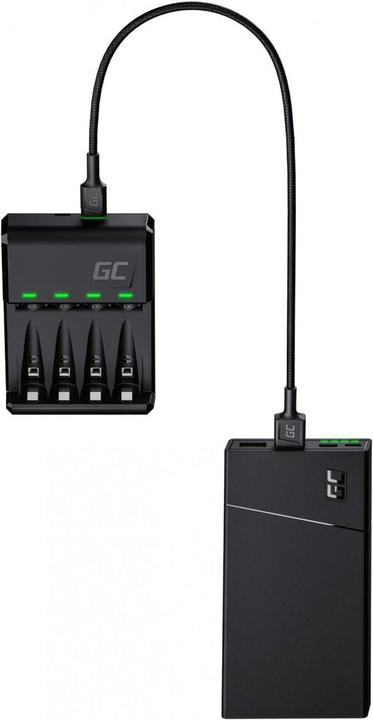 Image du produit GreenCell VitalCharger (GRSETGC01) (4 pcs, AA, 2000 mAh, Piles rechargeables + chargeur)