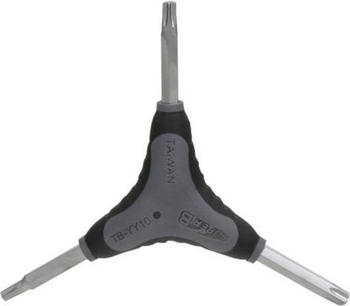 Actual product image Super B TB-YY10, three arm wrench
