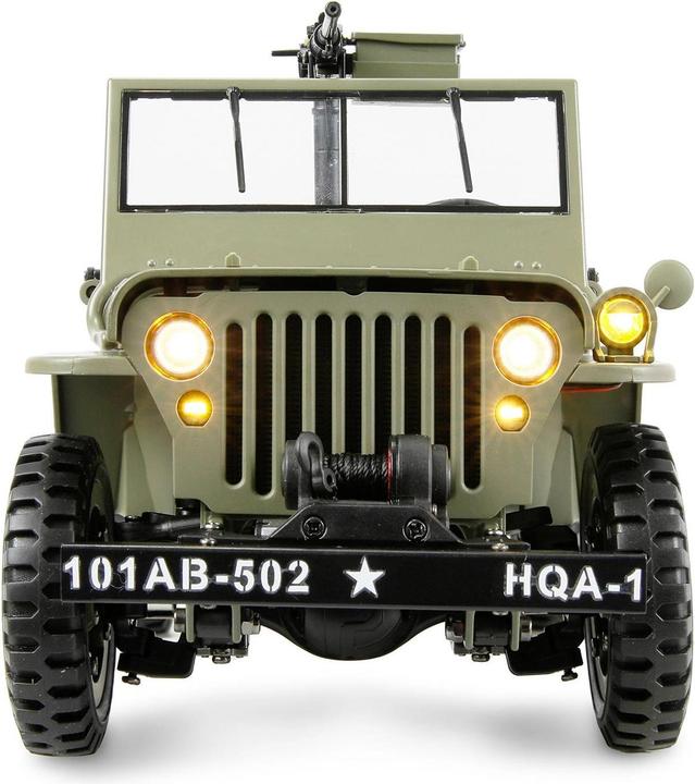 Produktbild Amewi Jeep Willys MB Scale Crawler 4WD 1:14 RTR grün (RTR Ready-to-Run)