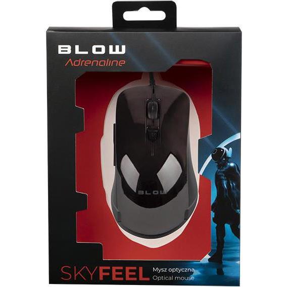 Blow 84-054 # Optical mouse blowing adrenaline (Kabellos), Maus, Schwarz