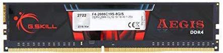 Produktbild G.Skill Atmintis Aegis, DDR4, 8 GB, 2666MHz, CL19 (F4-2666C19S-8GIS) (1 x 8GB, 2666 MHz, DDR4-RAM, U-DIMM)