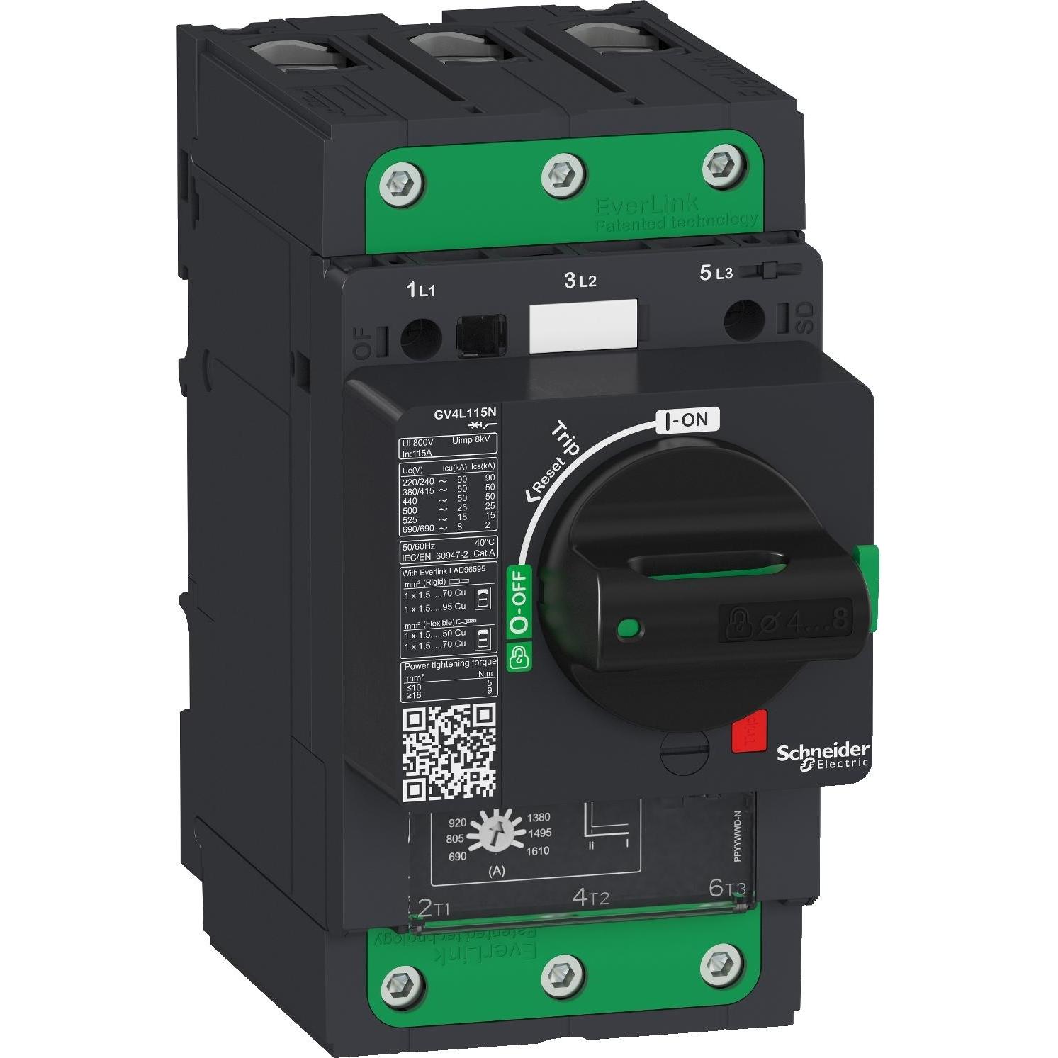 Schneider Electric, Schutzschalter, GV4L Mag 25A 25kA Elink