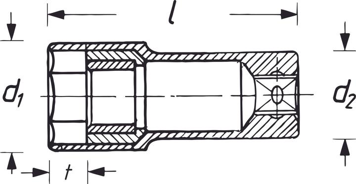 Produktbild HAZET Zündkerzen Steckschlüsseleinsatz 880MGT-18 ∙ Vierkant10 mm (3/8 Zoll) ∙ Aussen Sechskant Profi… (18 mm)