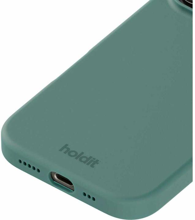 Actual product image Holdit Silicone Case iPhone 16 ProMax Moss Green (Apple iPhone 16 Pro Max)